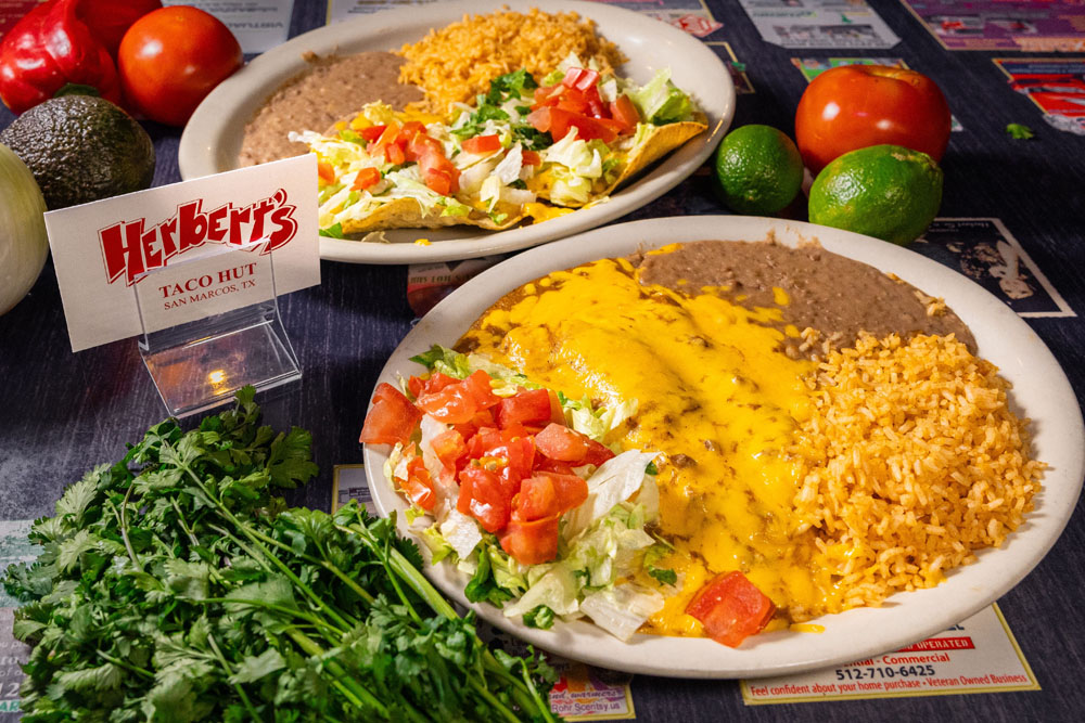 Herbert's Taco Hut food
