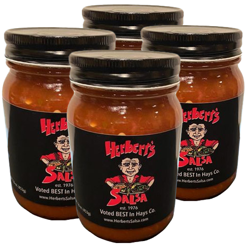 Salsa from Herbert's Taco Hut in San Marcos TX